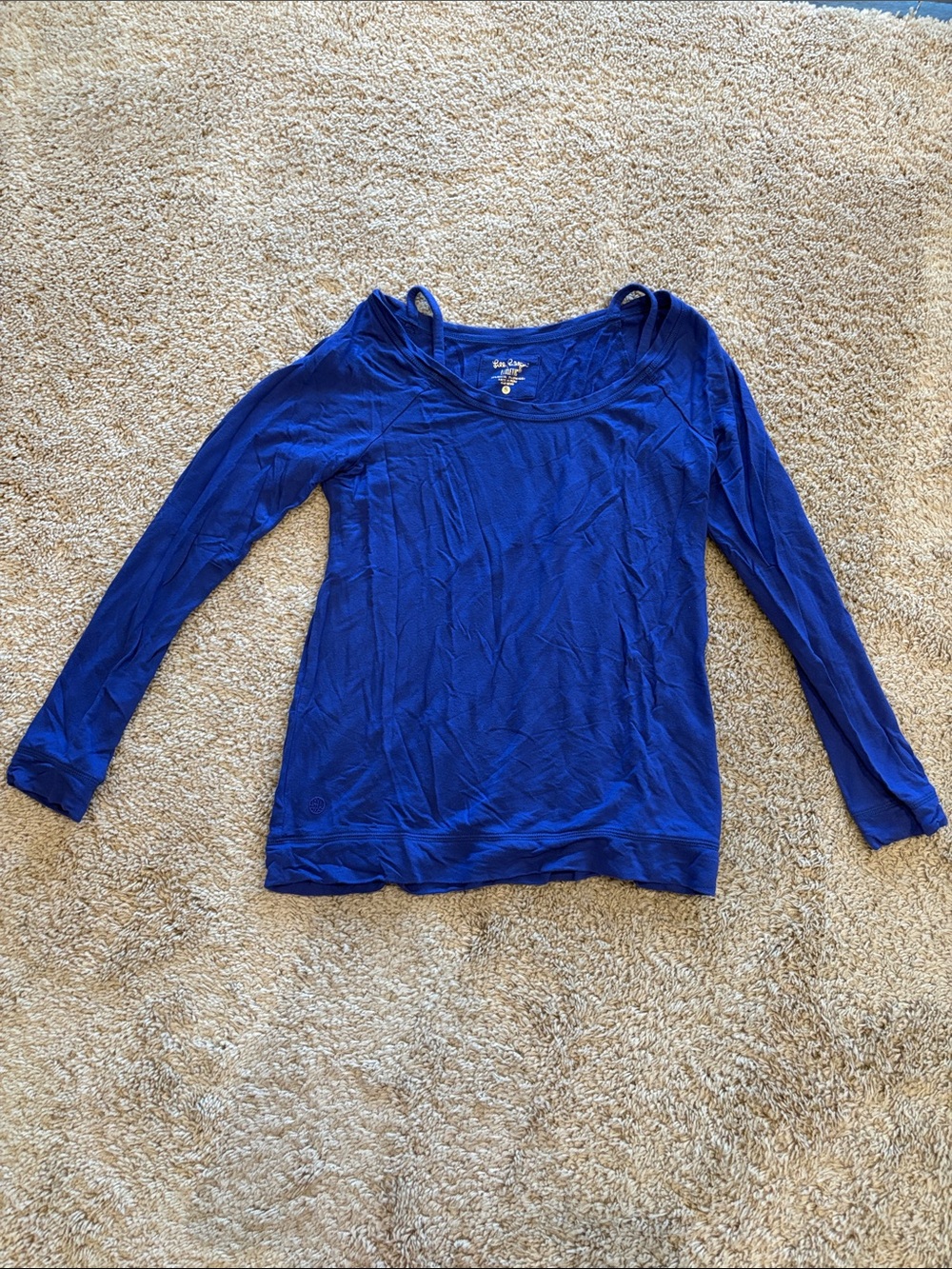 Lilly Pulitzer Luxletic Blue Active Top
